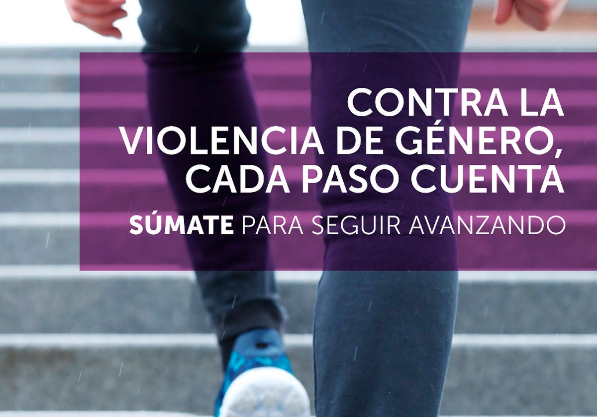 Cartel de la campaña de la Junta para el Día Internacional contra la Violencia de Género.