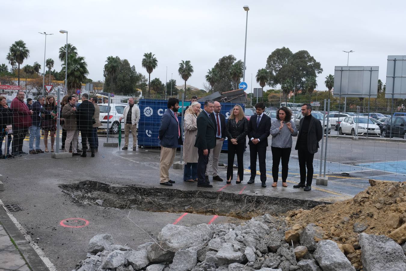 FOTOS: Arrancan las obras para que El Puerto tenga estación de autobuses