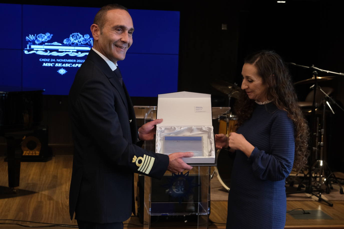 Así es el nuevo MSC Seascape que visita Cádiz antes de su estreno en Nueva York