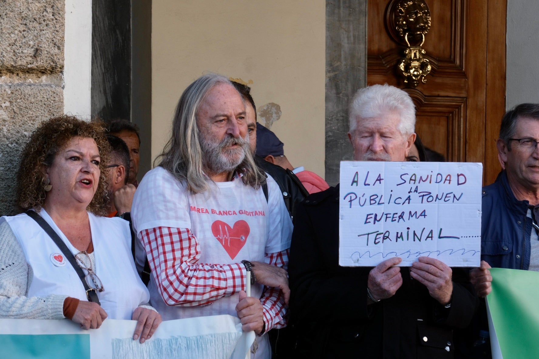 En imágenes: Manifestación en Cádiz «contra la privatización de la sanidad»