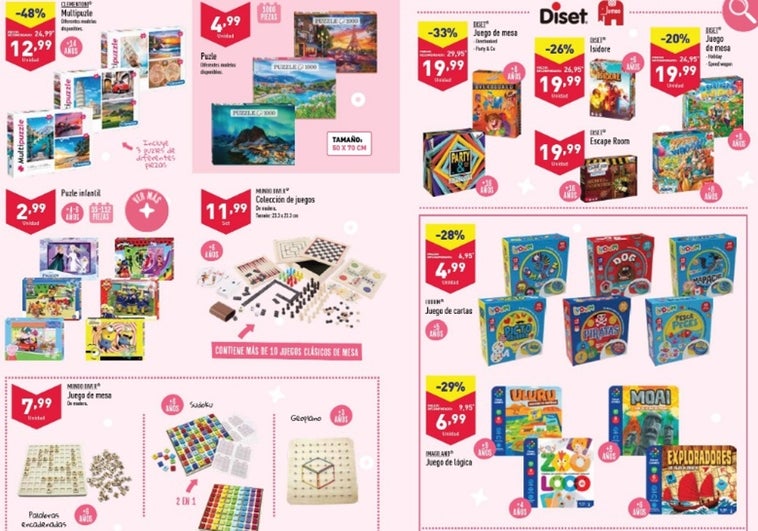 Nuevos juegos de mesa llegan a Aldi desde el miércoles por menos de 20