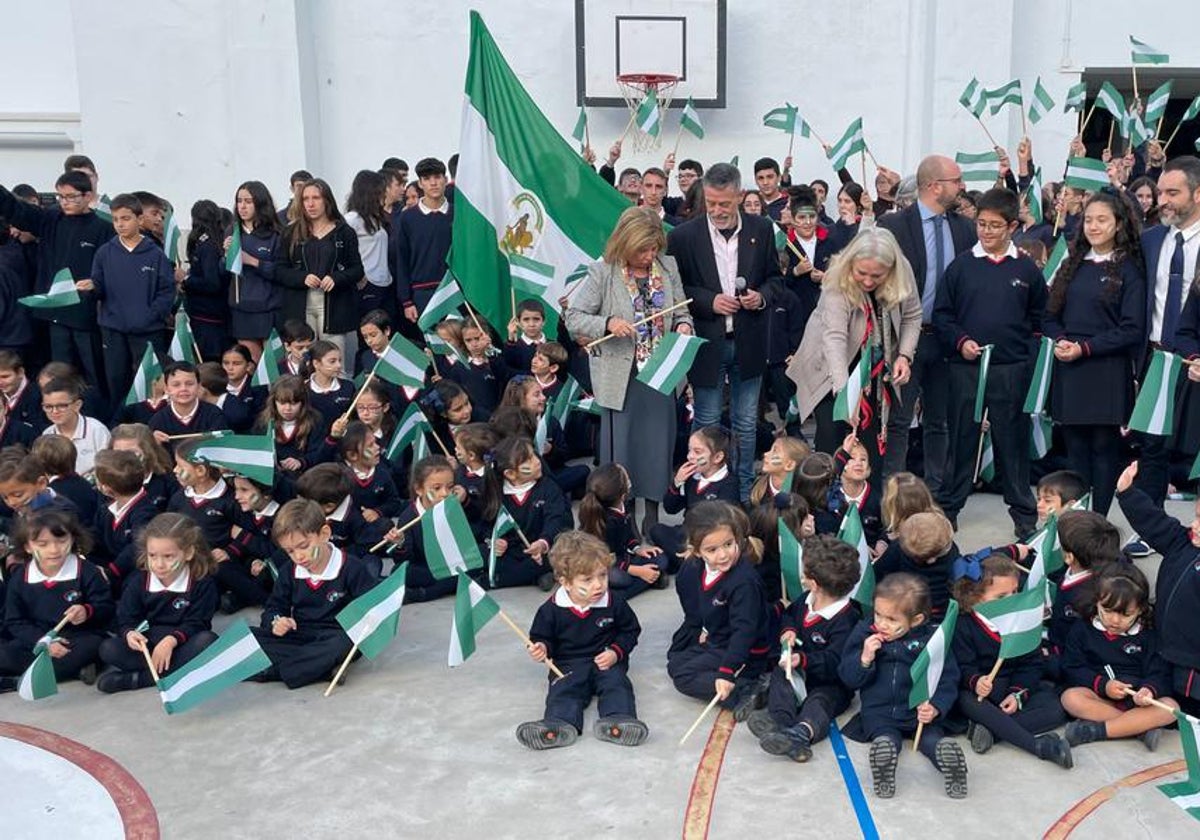 Acto de conmemoración por el día de la Bandera andaluza.