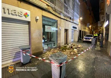El temporal de lluvia y viento provoca graves incidencias en Cádiz