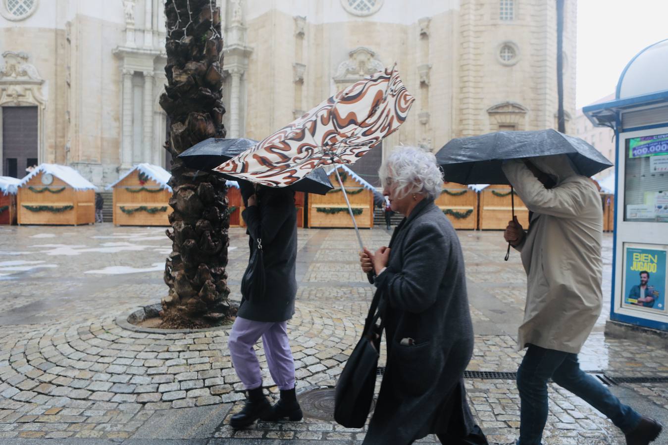 Fotos: El temporal de viento y lluvia en Cádiz, en imágenes