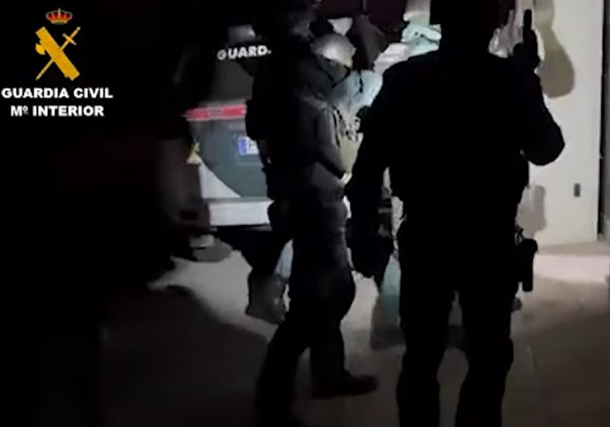 Operación puesta en marcha por la Guardia Civil para dar presa a 'El Tigre'.