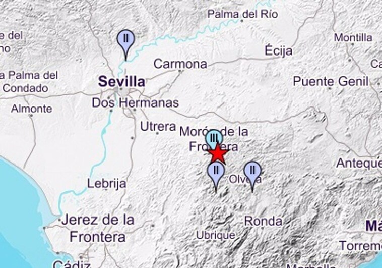 Registrado un terremoto en Sevilla con réplica en Puerto Serrano, Cádiz