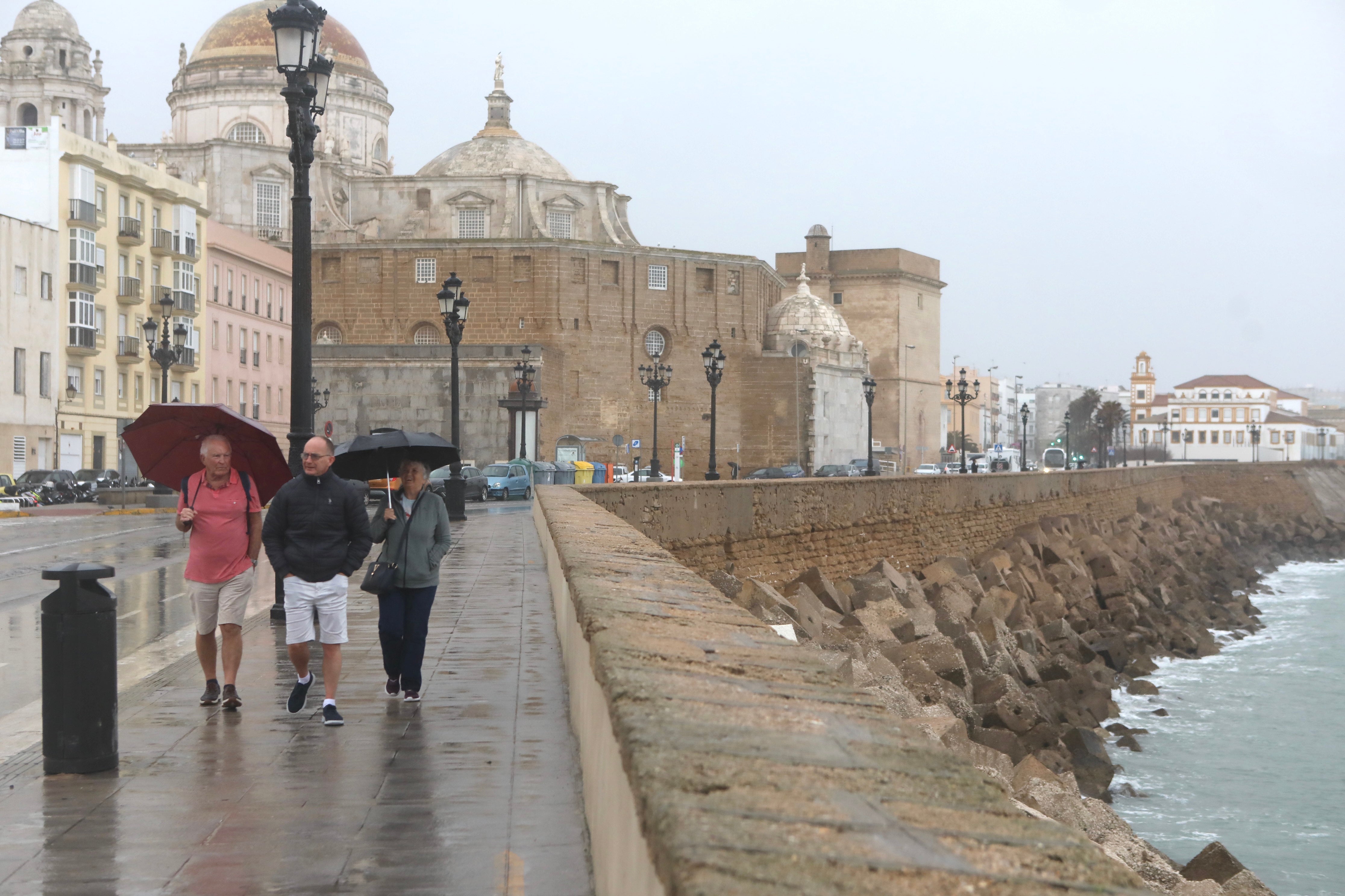 En imágenes: Aviso amarillo por fuertes lluvias en Cádiz