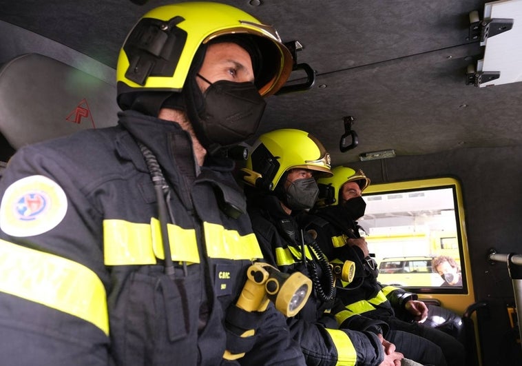 Incendio en la residencia militar de Cádiz