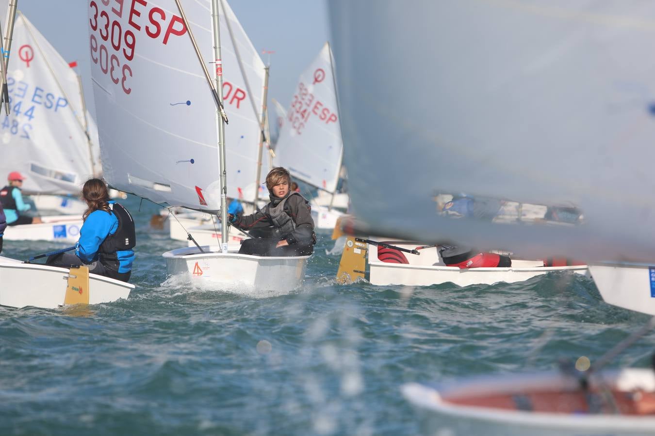 La Excellence Cup de Optimist se despide con honores de la Bahía de Cádiz