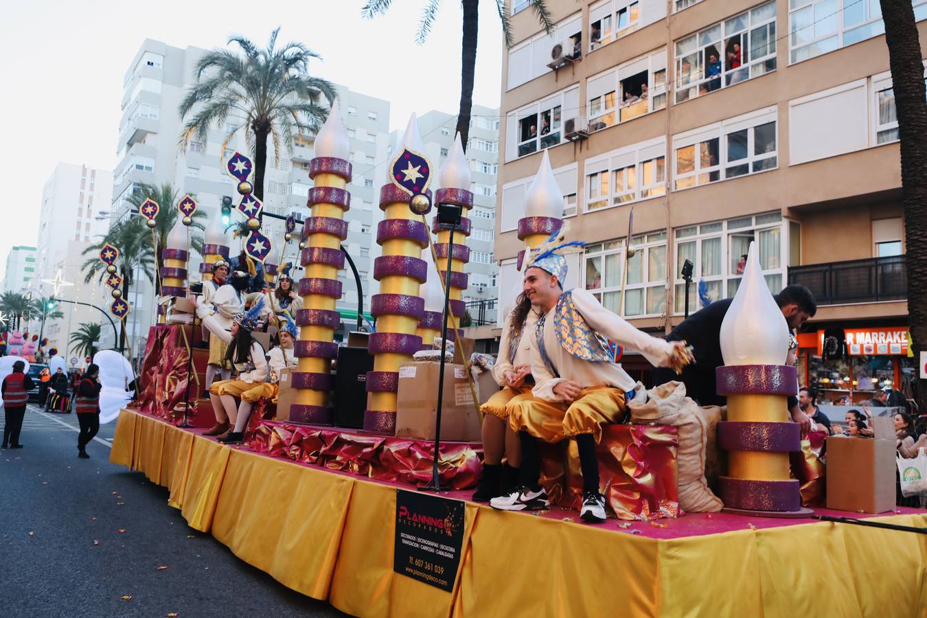 La Cabalgata de los Reyes Magos en Cádiz