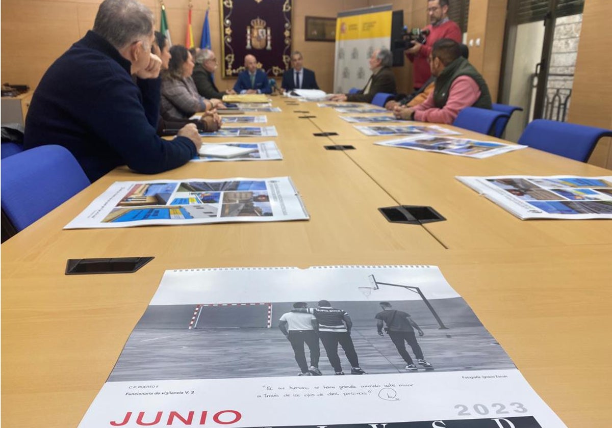 Rueda de prensa de la presentación del calendario.