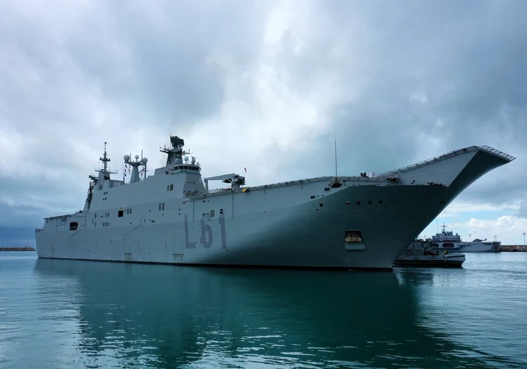 La Armada despliega cinco buques, un submarino, aviones de combate, helicópteros y más de 1.500 militares en el Mediterráneo