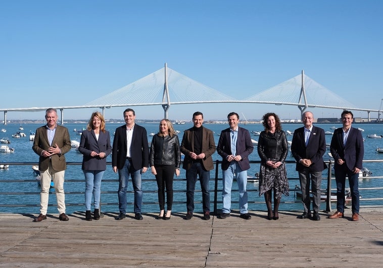 El PP presume en Cádiz de sus ocho candidatos para las capitales de Andalucía