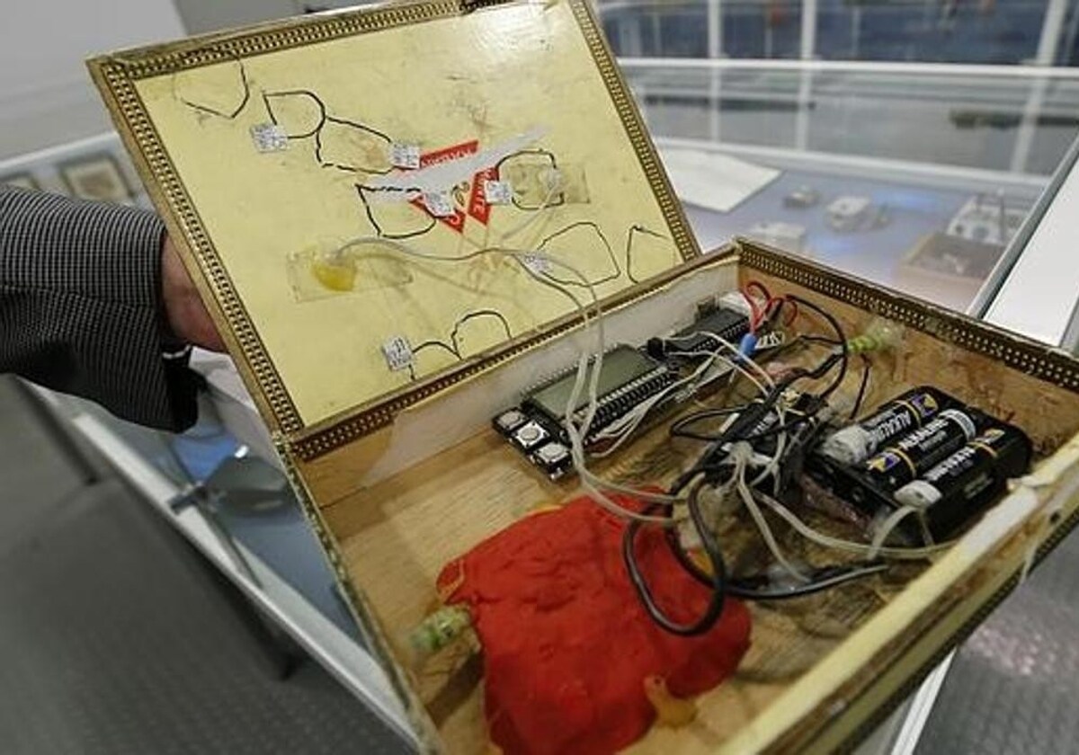 Una caja de puros bomba en el Museo de los Tedax.