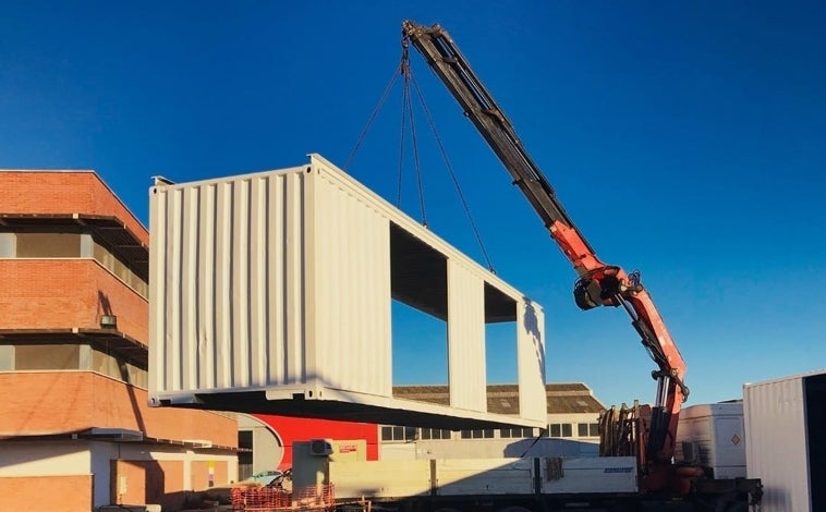 Imagen principal - El emblemático edificio de Incubazul cobra forma