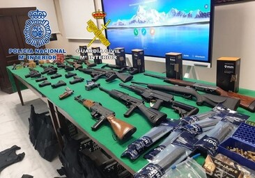Cae en Jaén un experto en suministrarles armas y munición a narcos que operan en Cádiz