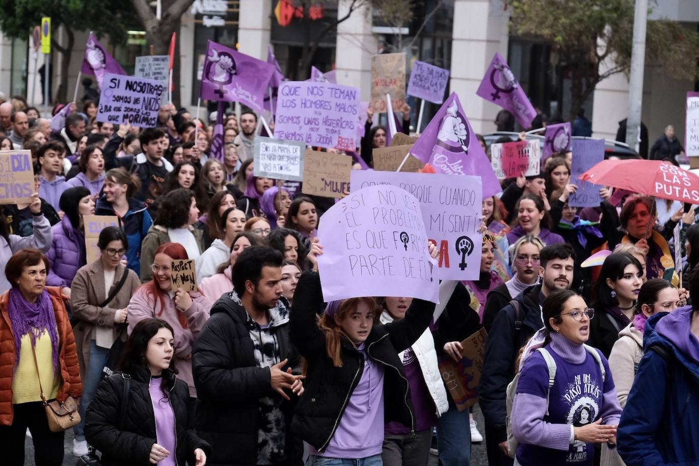 Fotos: Manifestación 8-M en Cádiz