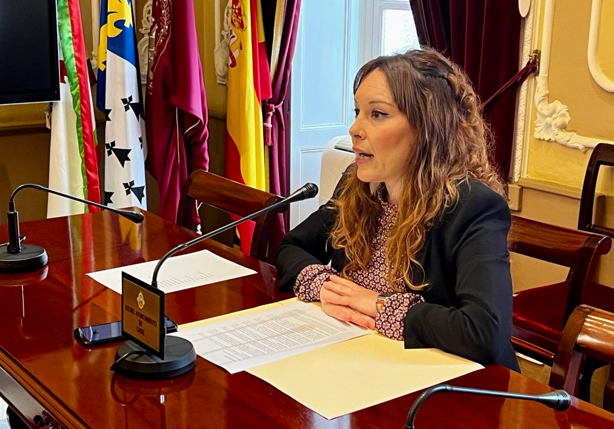 La concejal de Adelante Cádiz, Lorena Garrón.