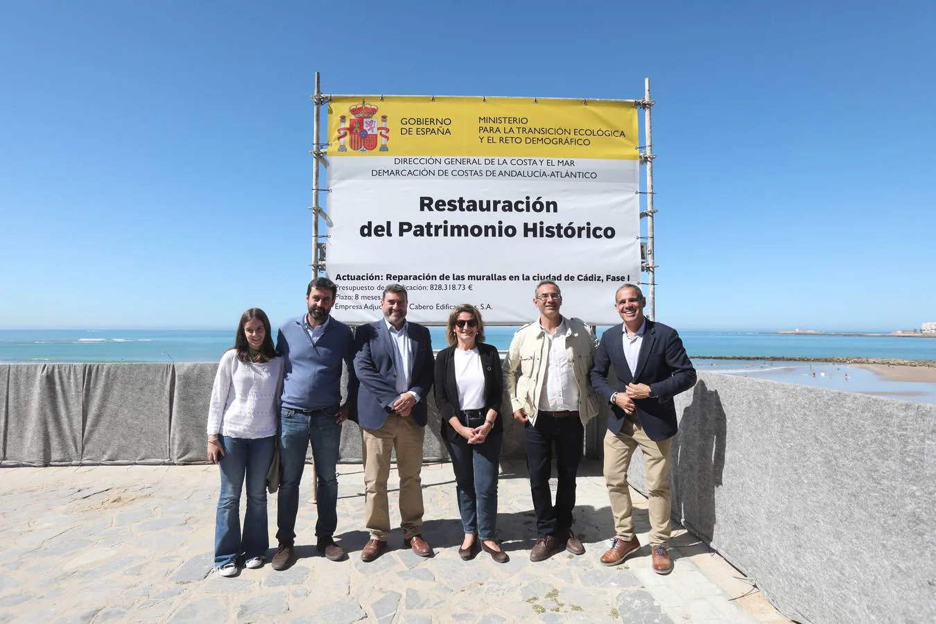 Ribera garantiza la restauración de las Murallas y deja al margen el Castillo de San Sebastián