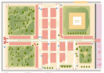 El plano con todas las casetas de la Feria de Jerez 2023