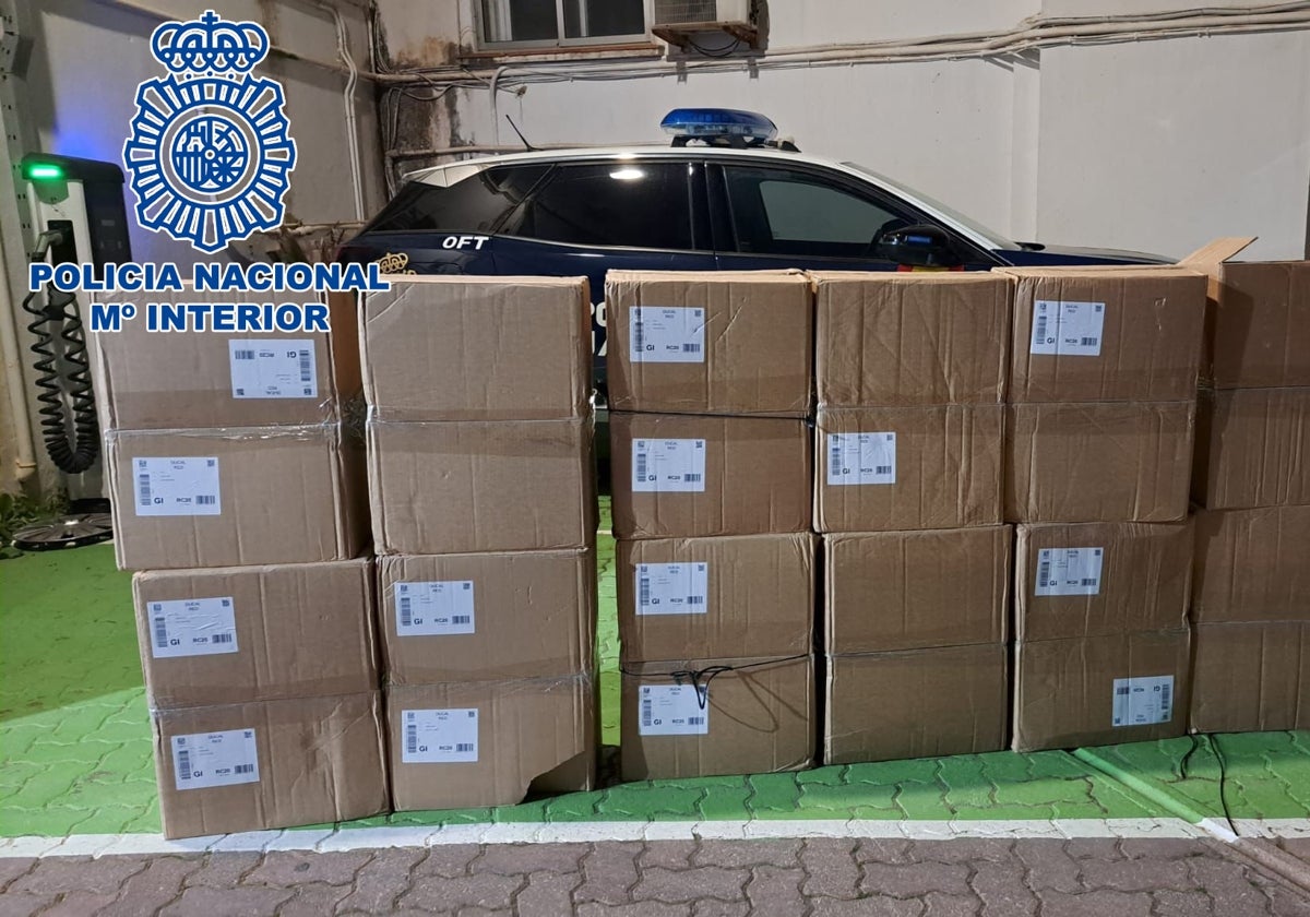 Abortan un alijo de tabaco de contrabando con la aprehensión de 6.000 cajetillas valoradas en 26.700 euros