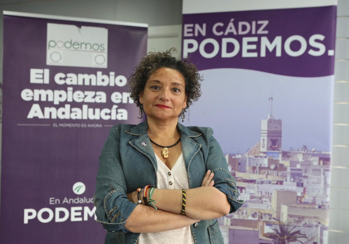 Marina Liberato es la candidata de Podemos por Cádiz a las elecciones municipales.