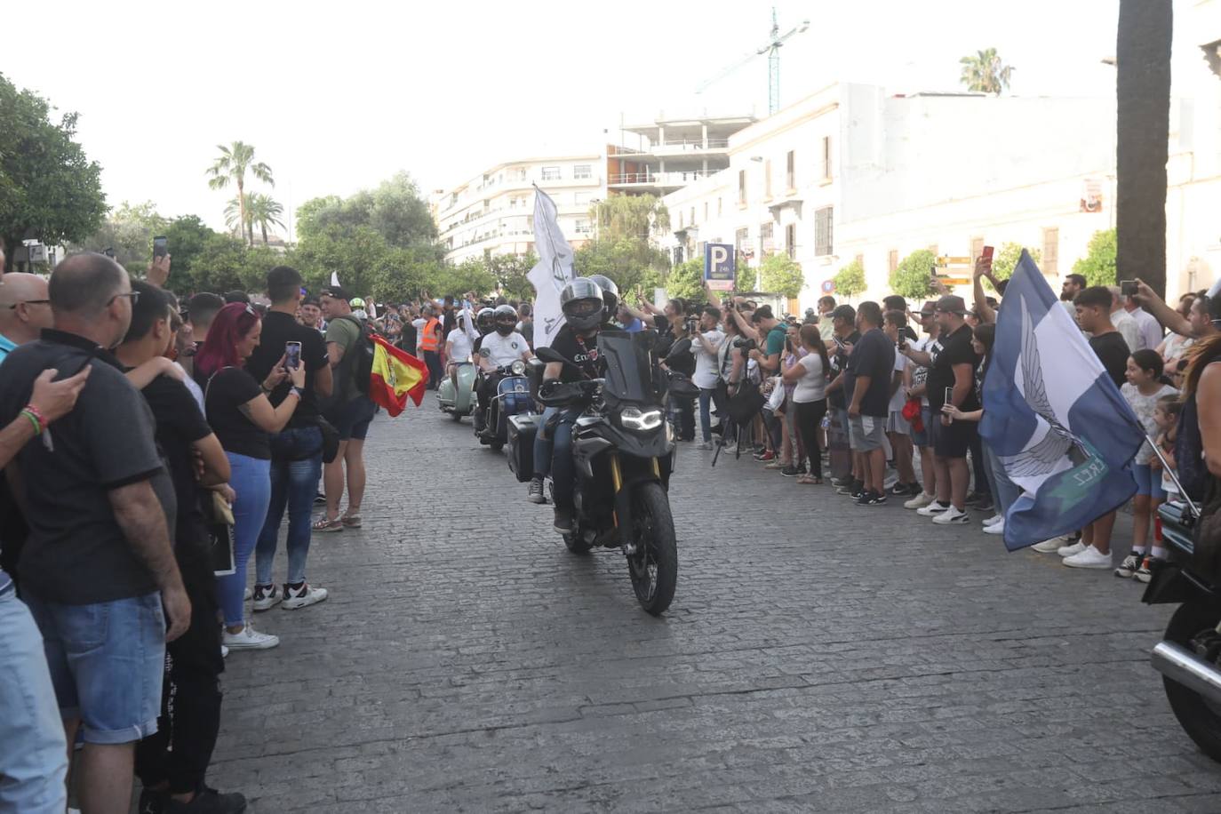 Fotos: Así ha sido la caravana motera en Jerez