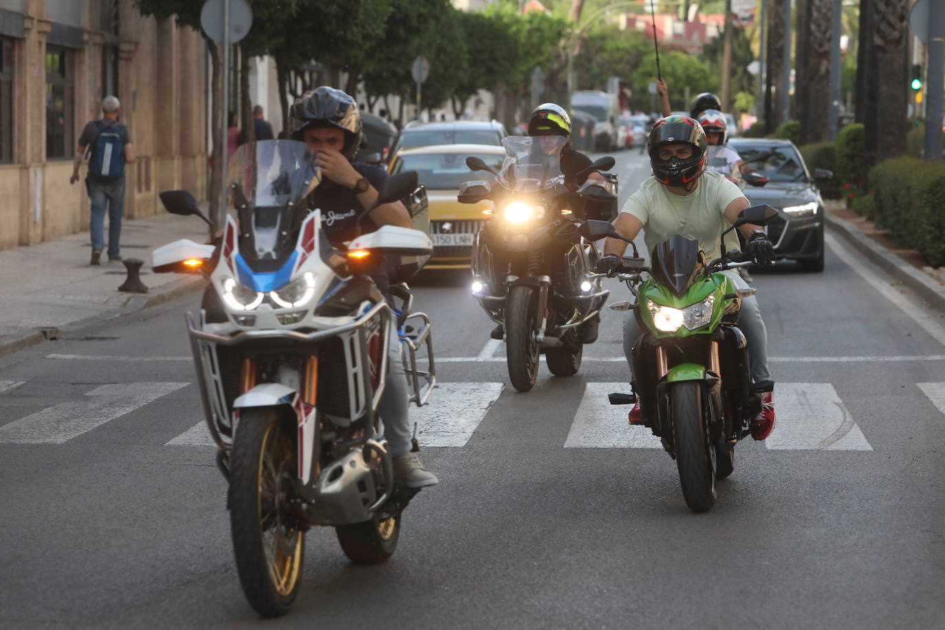 Fotos: Una motorada de gran cilindrada en Jerez