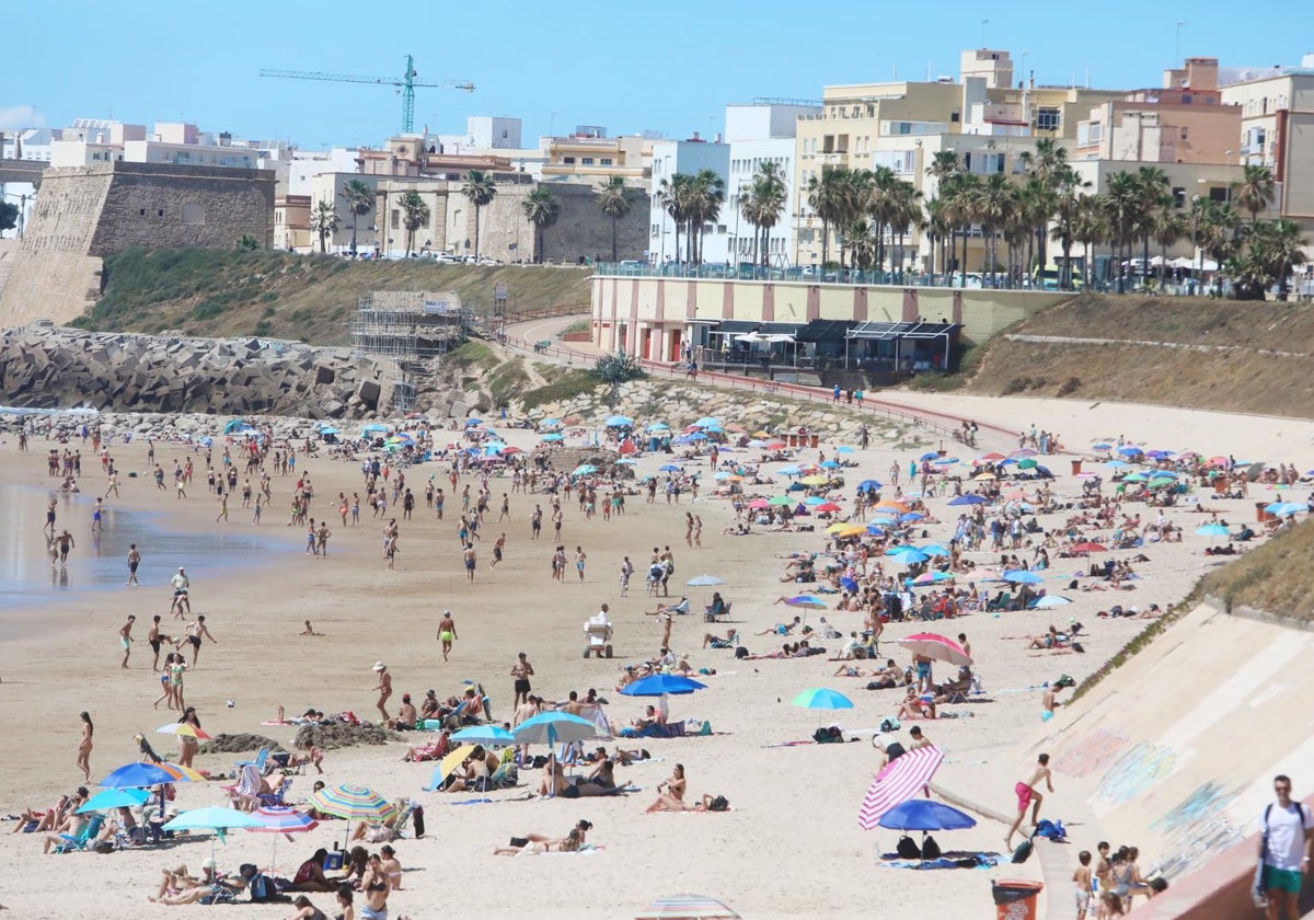 La playa de Santa María este puente de mayo.