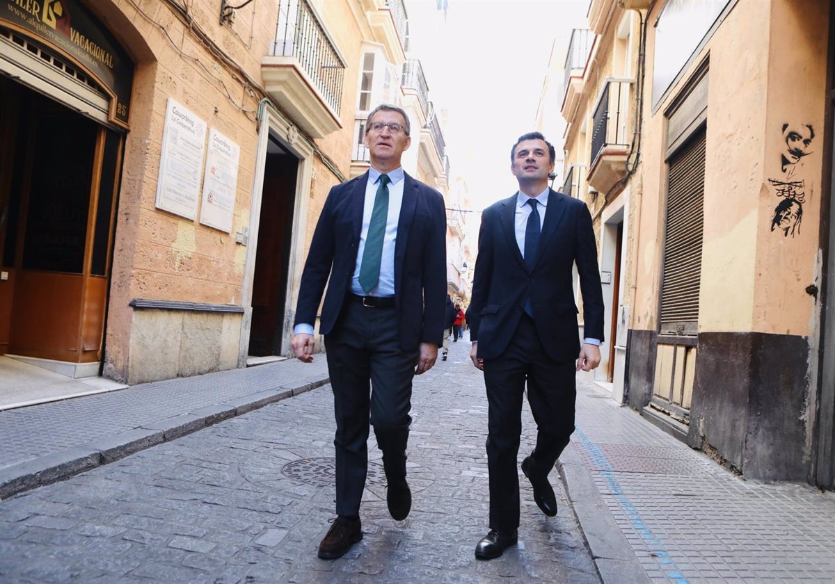 Feijóo y Bruno en la visita del pasado 23 de enero.