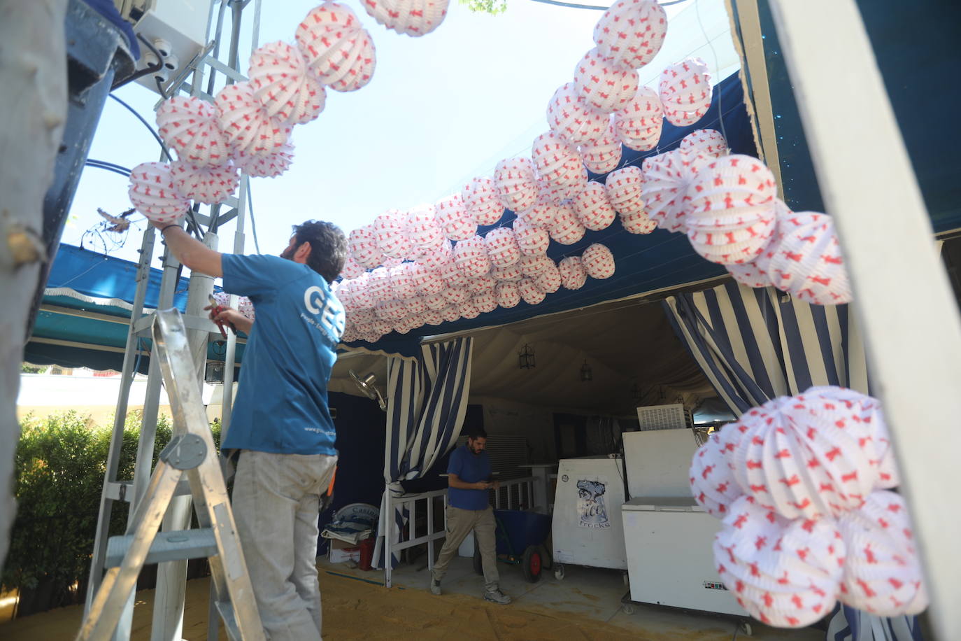 Fotos: Todo listo para la Feria de Jerez 2023