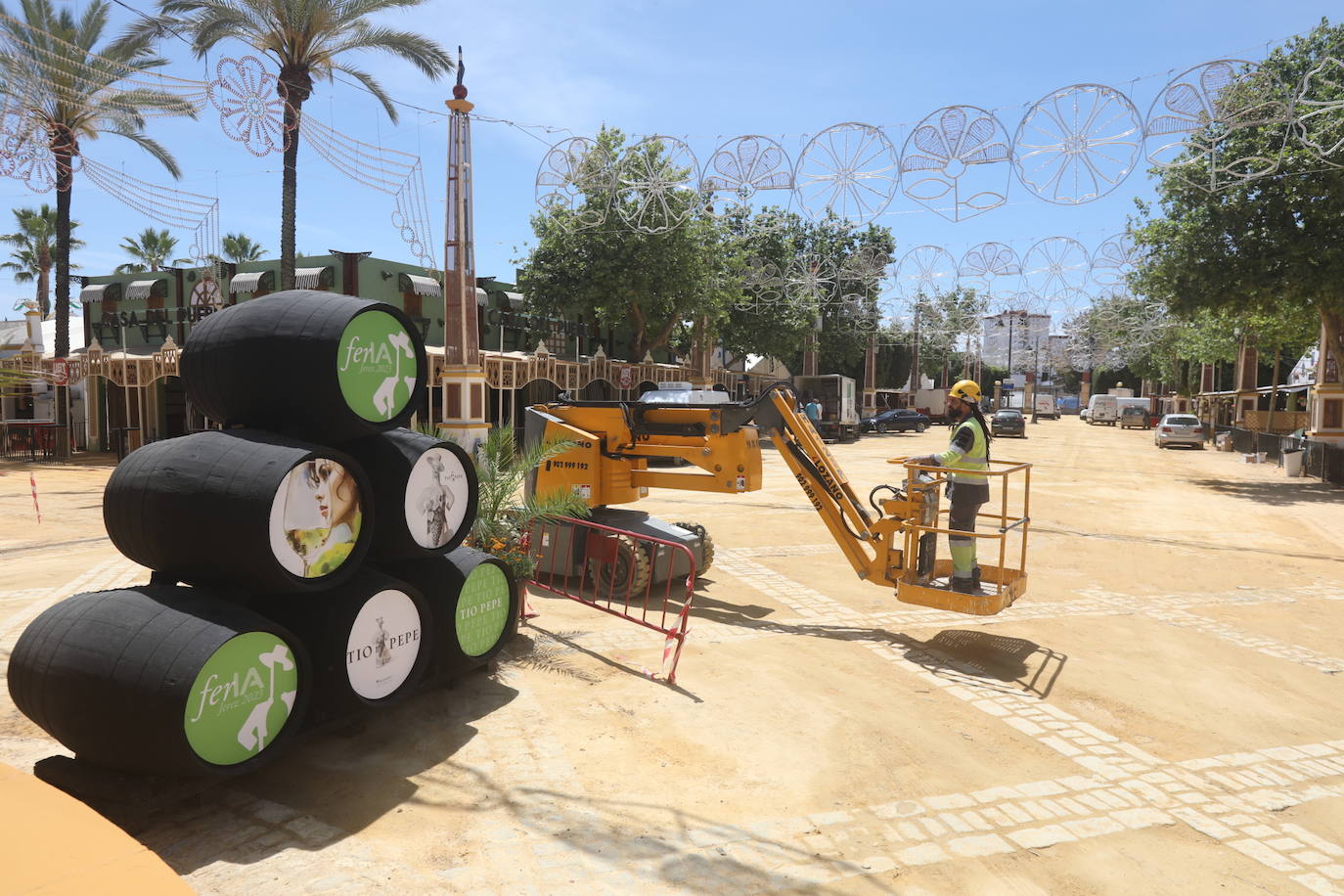 Fotos: Todo listo para la Feria de Jerez 2023