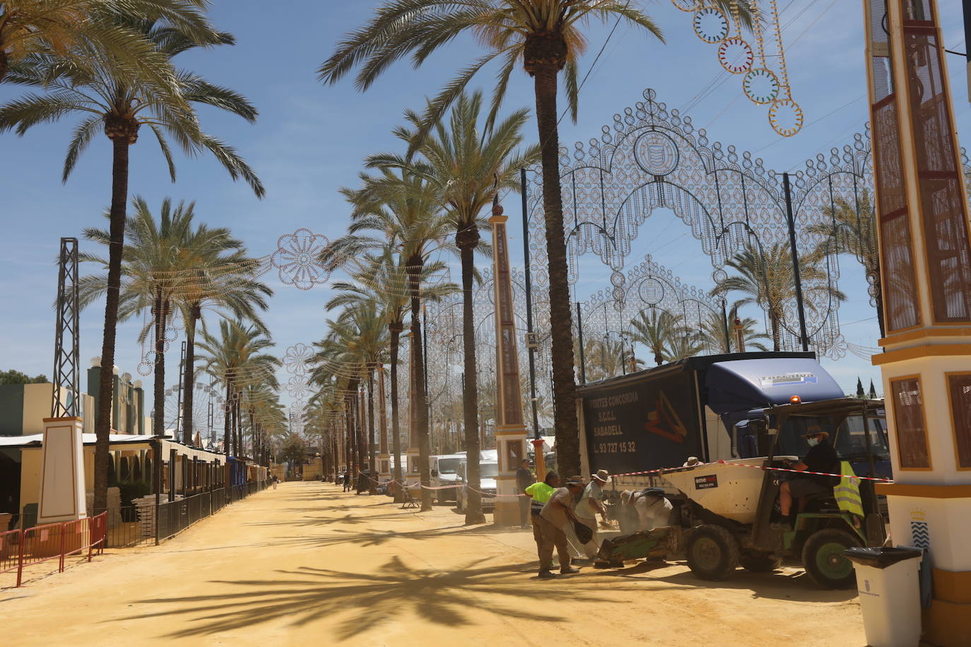 Fotos: Todo listo para la Feria de Jerez 2023