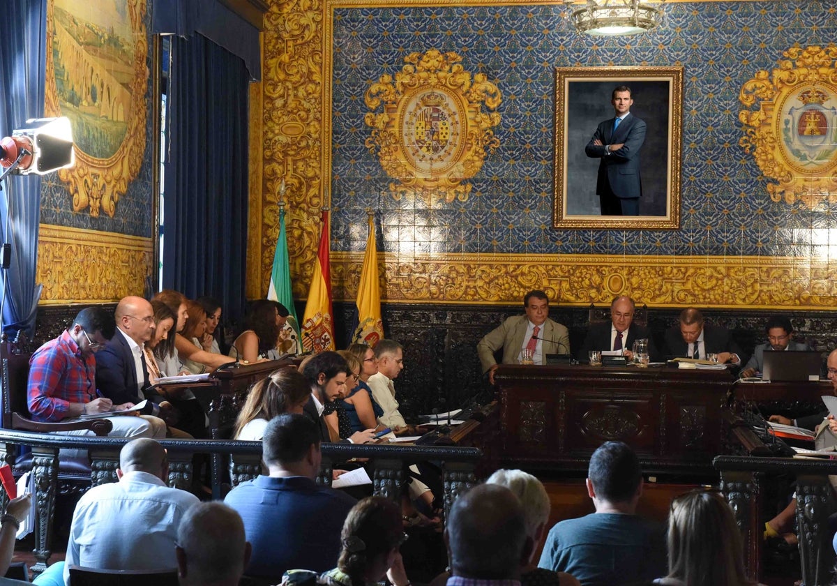 Imagen de un pleno presidido por el alcalde, José Ignacio Landaluce