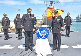 Las fragatas de Rota, reconocidas por su participación en la operación 'Atalanta'
