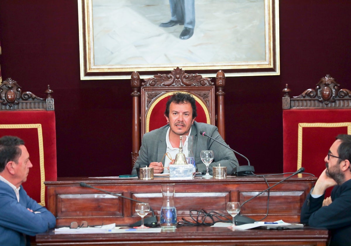 José María Gónzalez en el pleno del pasado lunes.