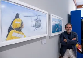 Agustín Paloma:  «Es un honor que dos de mis pinturas cuelguen de los pasillos del Juan Sebastián de Elcano»