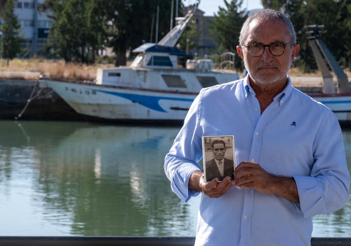 José Manuel Pose, hijo de Julio Pose, patrón de pesca fallecido en el naufragio del Domenech de Varo, que fue a pique en 1973