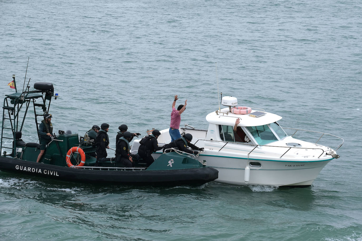 Fotos: Así ha sido la exhibición de medios de seguridad marítima de la Guardia Civil