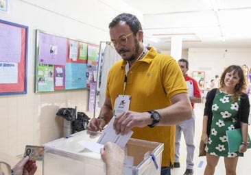 La última votación de Kichi como alcalde, de amarillo