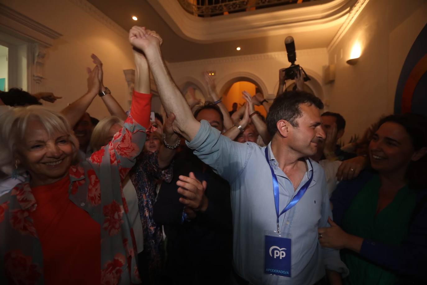 Fotos: Bruno García celebra la victoria del PP en Cádiz capital