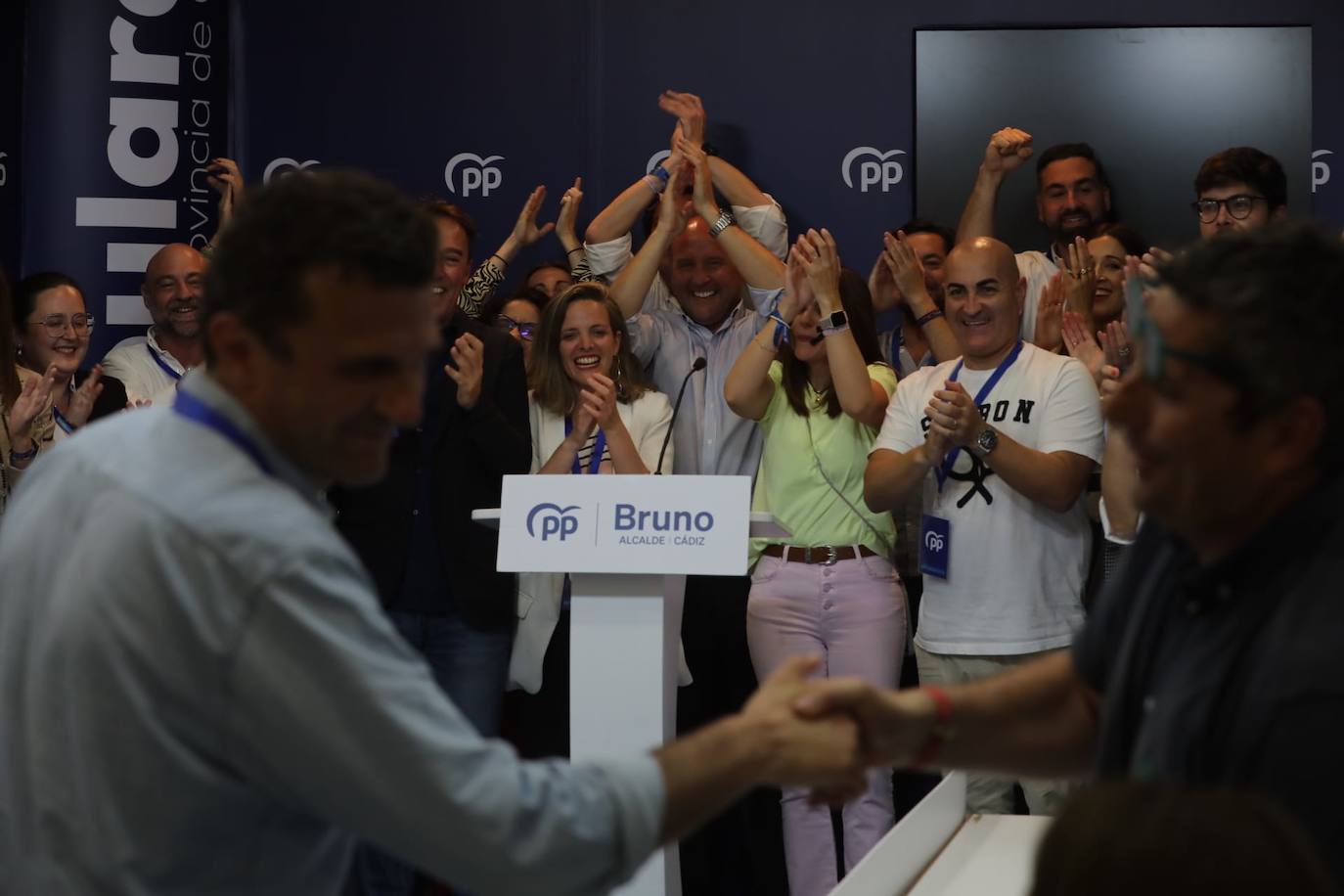 Fotos: Bruno García celebra la victoria del PP en Cádiz capital