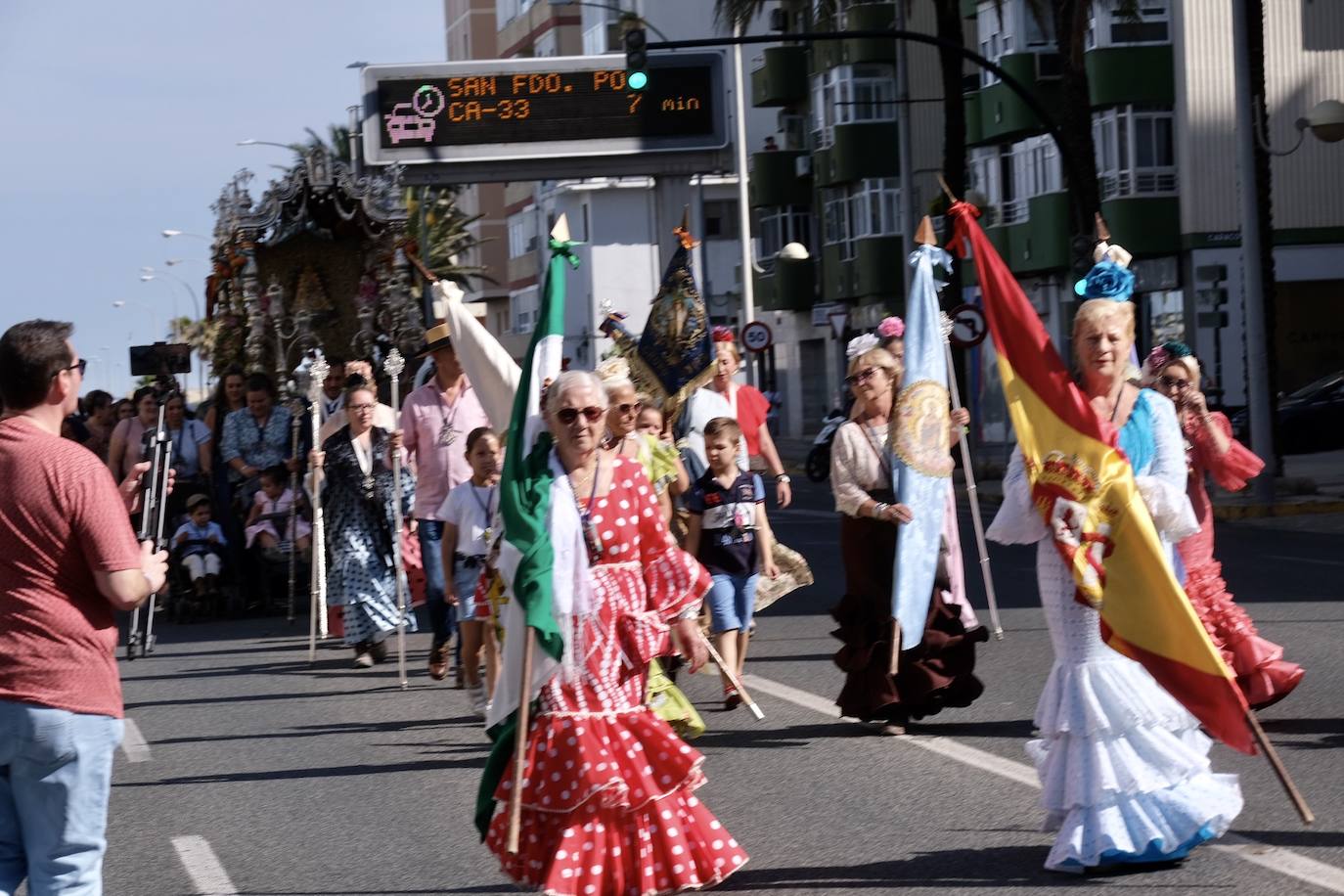 Fotos: Los romeros gaditanos de vuelta a casa