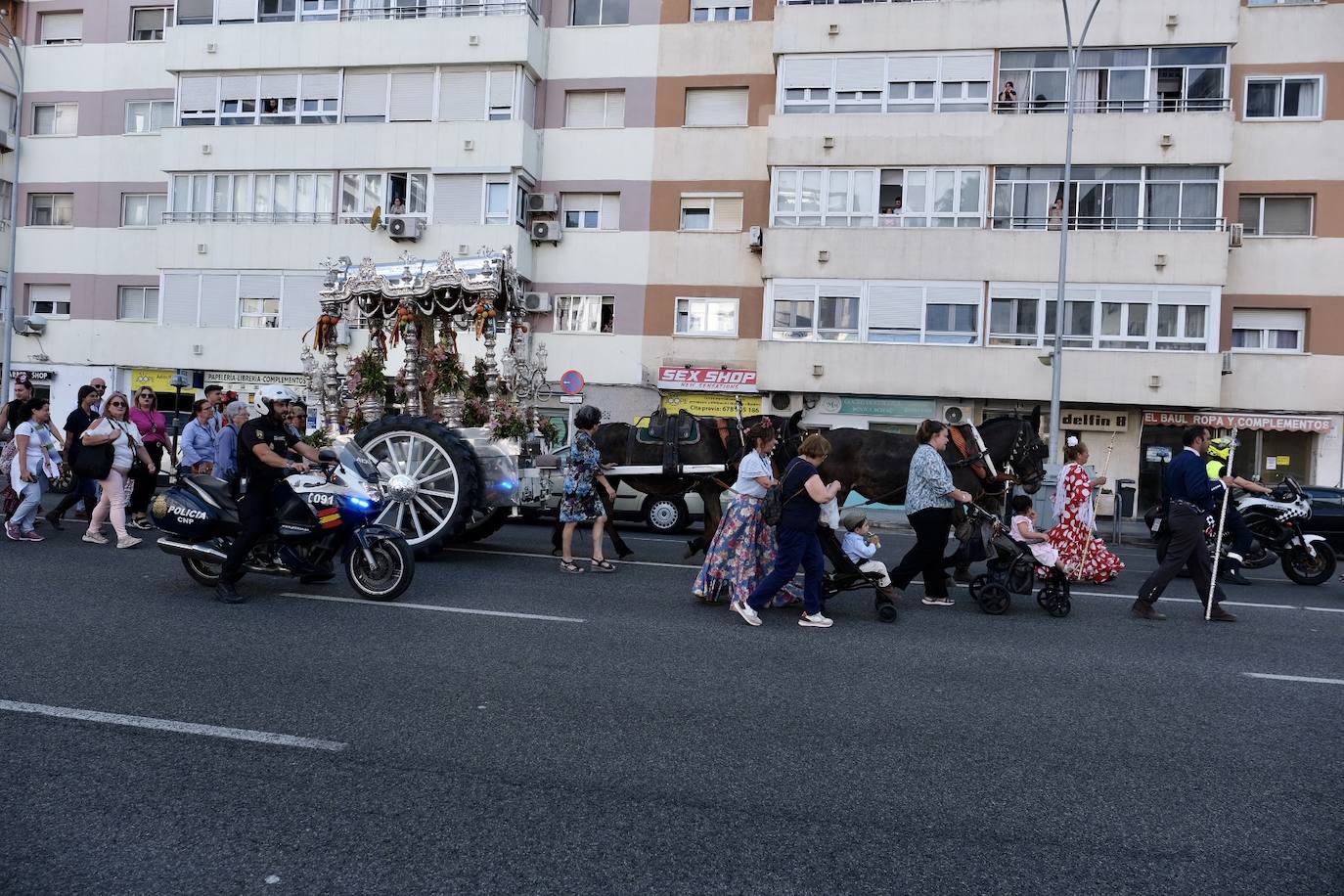 Fotos: Los romeros gaditanos de vuelta a casa