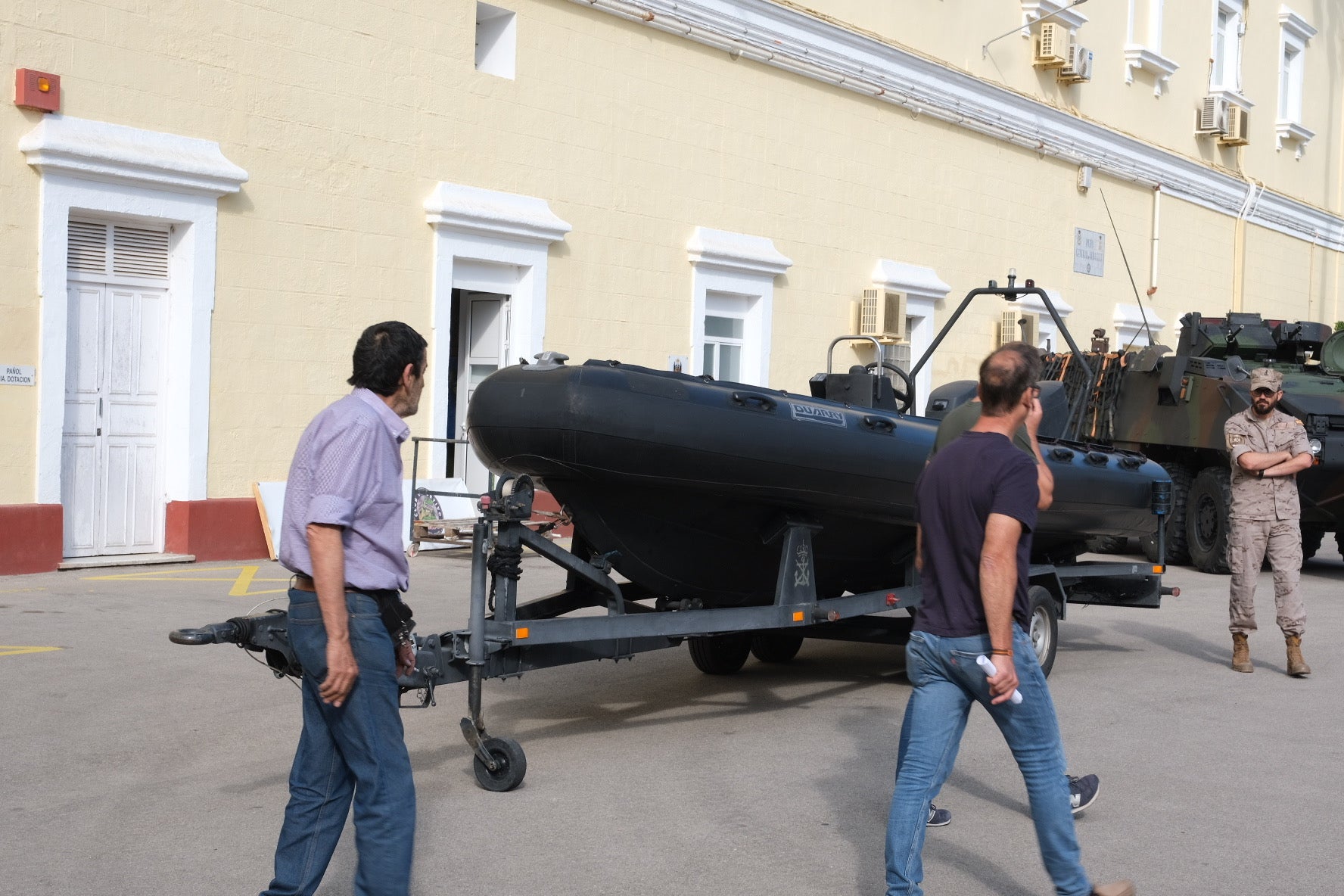 En imágenes: Exhibición de material y vehículos de Infantería de Marina en el Tercio de Armada