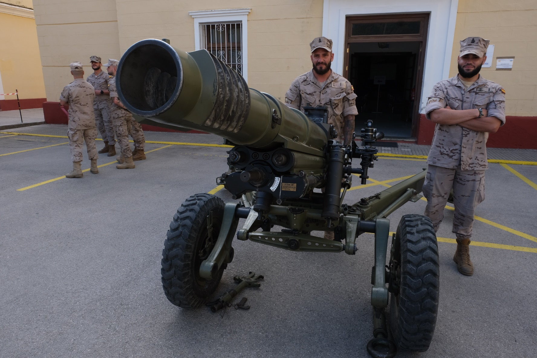 En imágenes: Exhibición de material y vehículos de Infantería de Marina en el Tercio de Armada