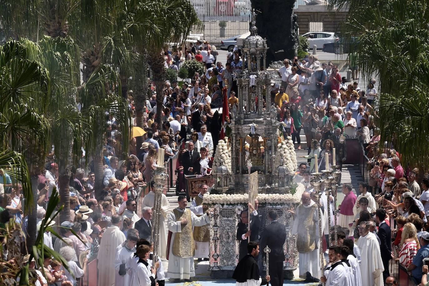 La procesión del Corpus Christi de Cádiz, en imágenes