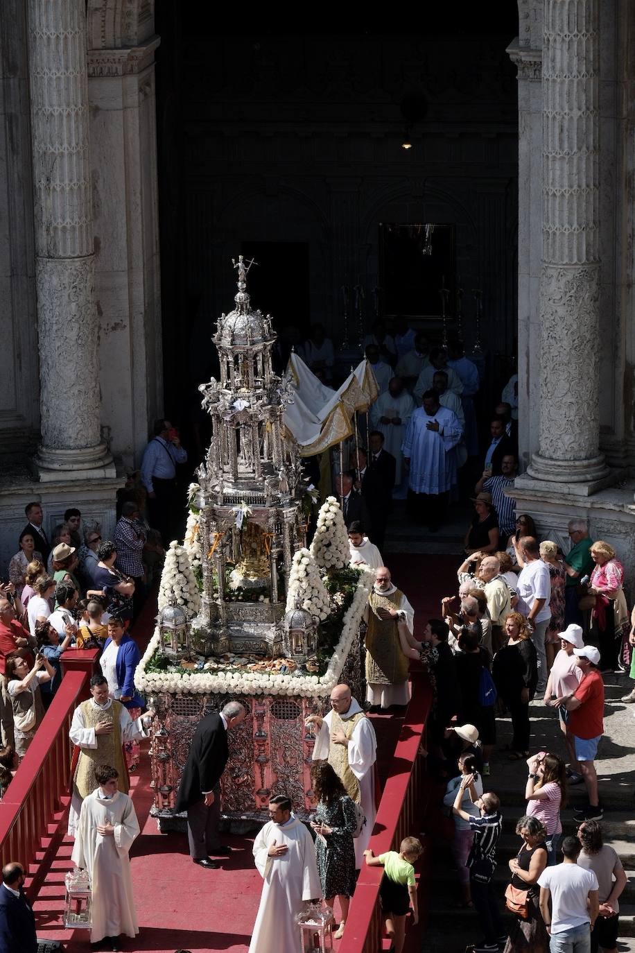 La procesión del Corpus Christi de Cádiz, en imágenes