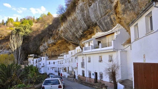 Una de las calles de Setenil.