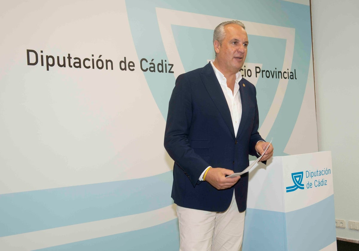 Juan Carlos Ruiz Boix dejará de ser el presidente de la Diputación de Cádiz.